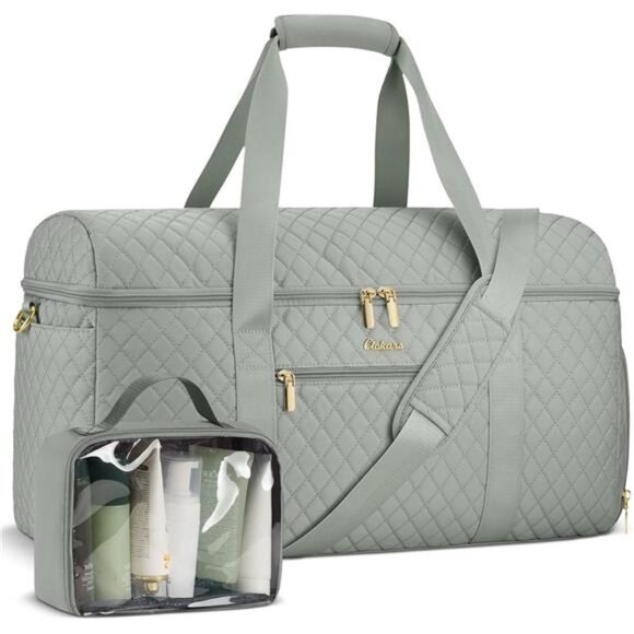 Wide Open Large Travel Duffle Bag Grey - Picture 1 of 7